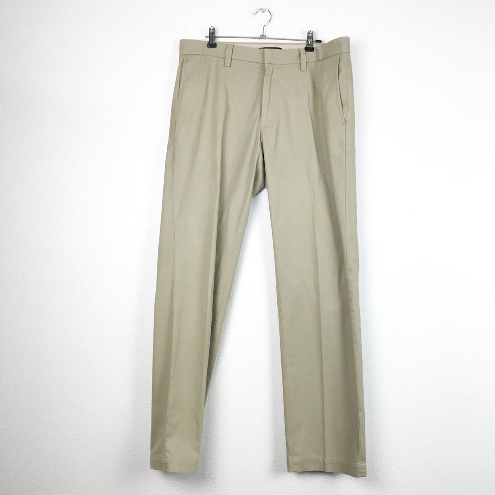 Banana Republic Khaki Emerson Straight Chino Pants - Picture 2 of 8